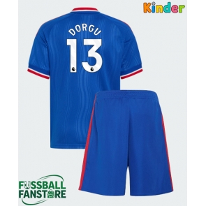 Manchester United Patrick Dorgu #13 Replik Auswärtstrikot Kinder 2026-27 Kurzarm (+ Kurze Hosen)